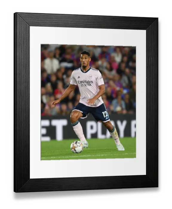 Framed Print : William Saliba in Action: Arsenal vs. Crystal Palace, Premier League 2022-23 Framed Print : William Saliba in Action: Arsenal vs. Crystal Palace, Premier League 2022-23