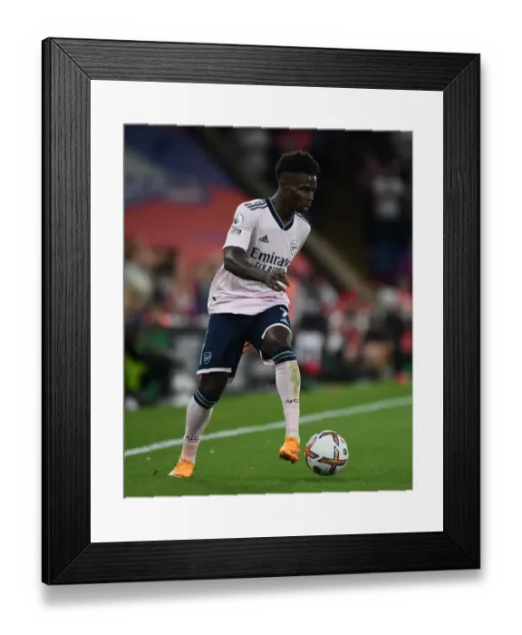 Framed Print : Bukayo Saka in Action: Crystal Palace vs. Arsenal, Premier League 2022-23 Framed Print : Bukayo Saka in Action: Crystal Palace vs. Arsenal, Premier League 2022-23
