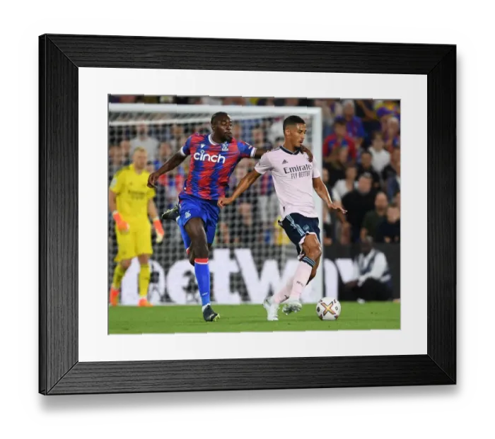 Framed Print : William Saliba's Debut: Arsenal Kick Off Premier League Season with Win Against Crystal Palace Framed Print : William Saliba's Debut: Arsenal Kick Off Premier League Season with Win Against Crystal Palace