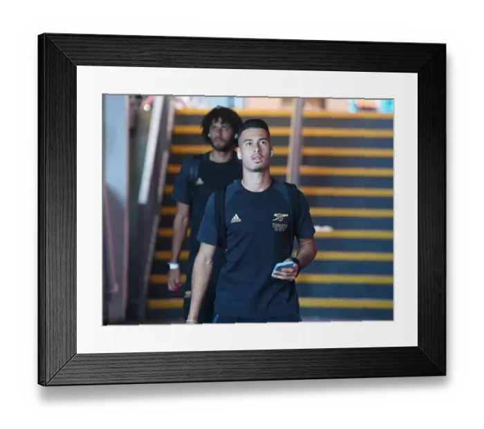Framed Print : Arsenal's Gabriel Martinelli Arrives at Selhurst Park Ahead of Crystal Palace Clash (Premier League 2022-23) Framed Print : Arsenal's Gabriel Martinelli Arrives at Selhurst Park Ahead of Crystal Palace Clash (Premier League 2022-23)