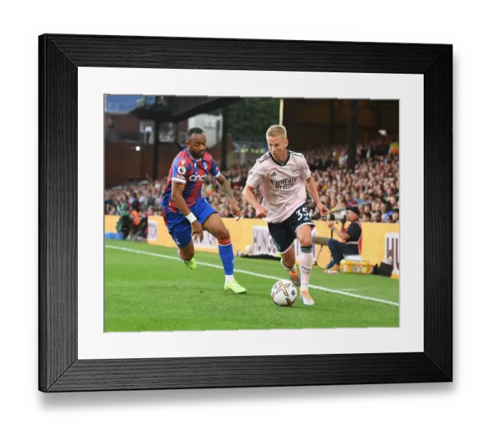 Framed Print : Zinchenko's Sneaky Move: Arsenal's Game-Winning Moment vs Crystal Palace (2022-23) Framed Print : Zinchenko's Sneaky Move: Arsenal's Game-Winning Moment vs Crystal Palace (2022-23)