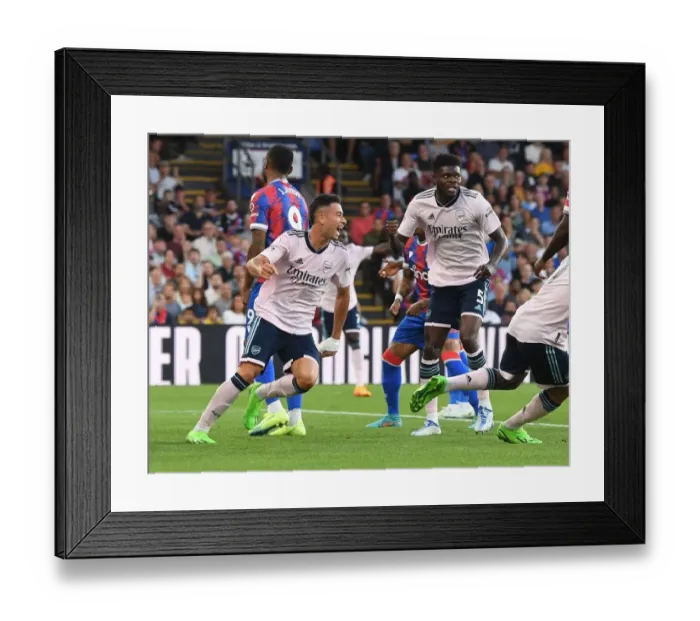 Framed Print : Martinelli Scores First Arsenal Goal in 2022-23 Season: Crystal Palace vs Arsenal