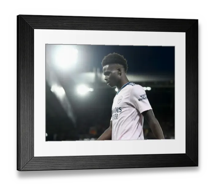 Framed Print : Bukayo Saka Shines: Crystal Palace vs. Arsenal, Premier League 2022-23 Framed Print : Bukayo Saka Shines: Crystal Palace vs. Arsenal, Premier League 2022-23