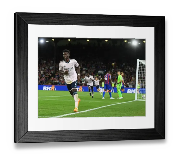 Framed Print : Bukayo Saka's Brace: Arsenal's 2-0 Victory Over Crystal Palace (2022-23) Framed Print : Bukayo Saka's Brace: Arsenal's 2-0 Victory Over Crystal Palace (2022-23)