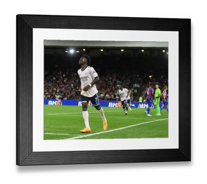 Framed Print : Saka Scores the Second: Crystal Palace vs. Arsenal FC in Premier League (2022-23) Framed Print : Saka Scores the Second: Crystal Palace vs. Arsenal FC in Premier League (2022-23)