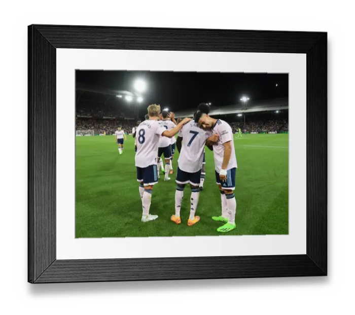 Framed Print : Arsenal Celebrate Second Goal Against Crystal Palace in 2022-23 Premier League Framed Print : Arsenal Celebrate Second Goal Against Crystal Palace in 2022-23 Premier League