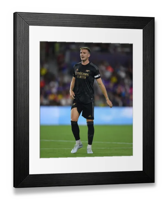 Framed Print : Arsenal's Rob Holding in Pre-Season Action Against Orlando City SC Framed Print : Arsenal's Rob Holding in Pre-Season Action Against Orlando City SC