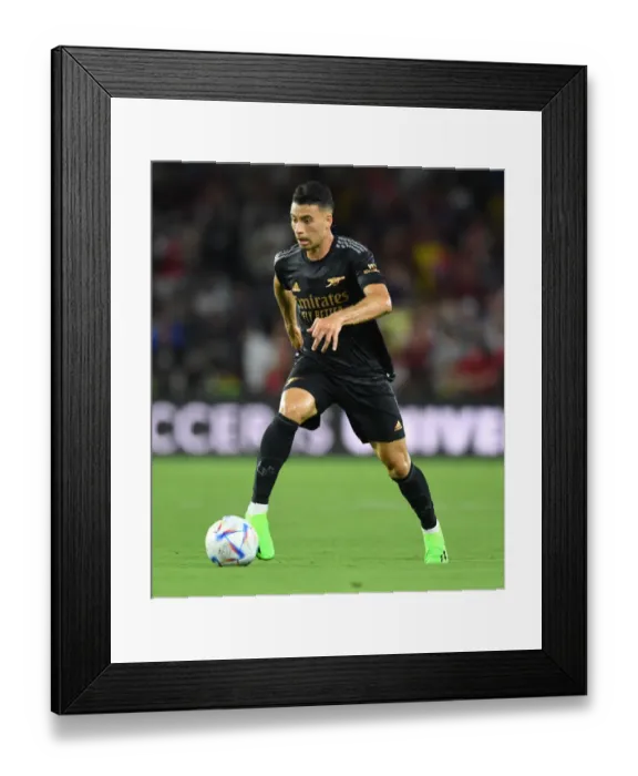 Framed Print : Arsenal's Gabriel Martinelli Shines in Pre-Season Friendly Against Orlando City SC