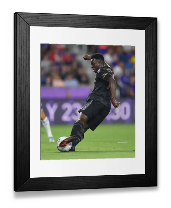 Framed Print : Arsenal's Eddie Nketiah Shines in Pre-Season Victory Over Orlando City SC