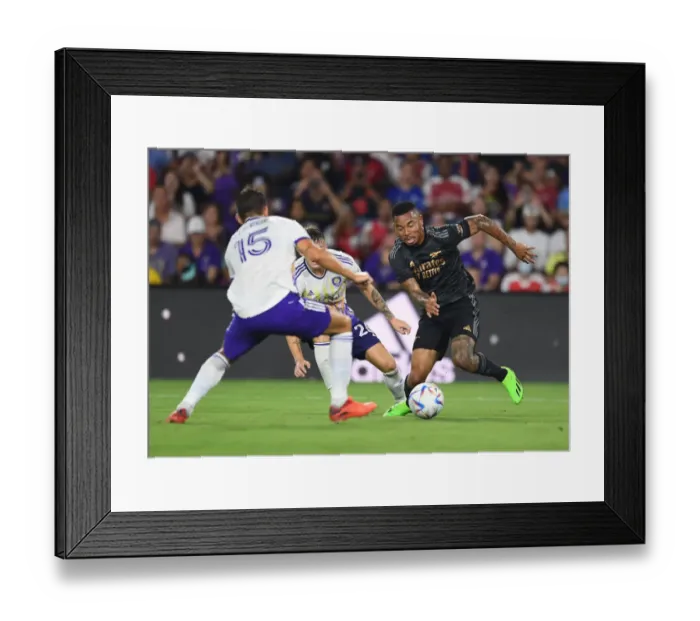 Framed Print : Arsenal's Gabriel Jesus Shines in Pre-Season Victory over Orlando City SC (2022-23) Framed Print : Arsenal's Gabriel Jesus Shines in Pre-Season Victory over Orlando City SC (2022-23)