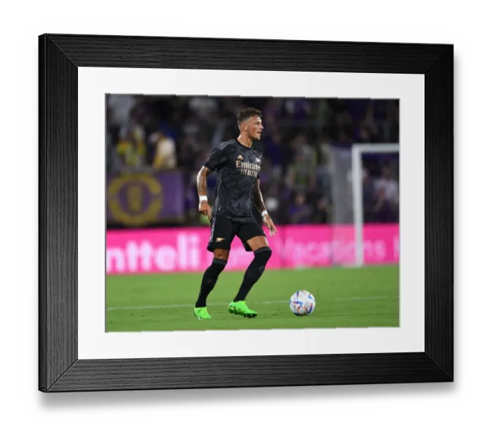 Framed Print : Arsenal's Ben White Shines in Pre-Season Friendly Against Orlando City SC, 2022-23 Framed Print : Arsenal's Ben White Shines in Pre-Season Friendly Against Orlando City SC, 2022-23