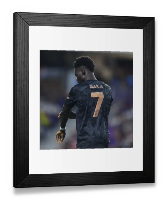 Framed Print : Bukayo Saka Shines: Arsenal Defeats Orlando City SC in Pre-Season Showdown