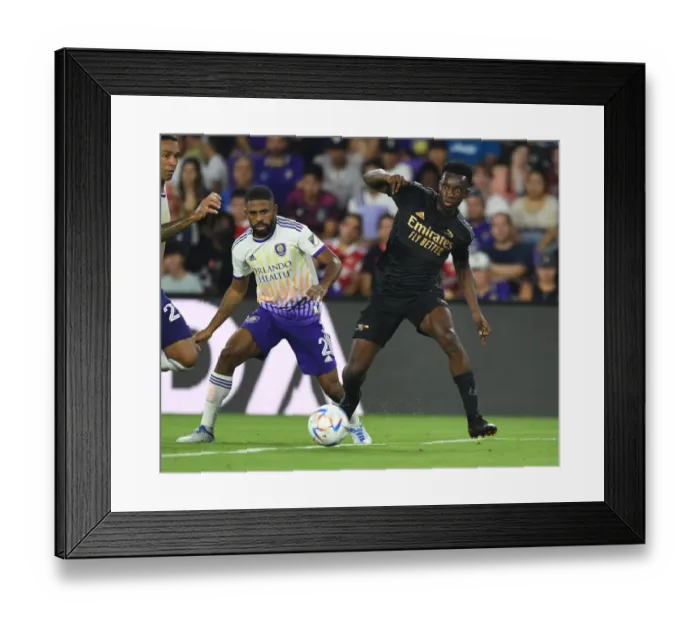 Framed Print : Arsenal's Eddie Nketiah Shines in Pre-Season: Orlando City SC vs Arsenal (2022-23) Framed Print : Arsenal's Eddie Nketiah Shines in Pre-Season: Orlando City SC vs Arsenal (2022-23)