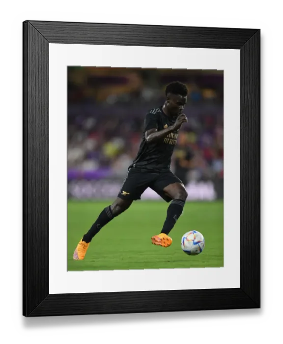 Framed Print : Bukayo Saka Shines: Arsenal's Pre-Season Victory over Orlando City SC
