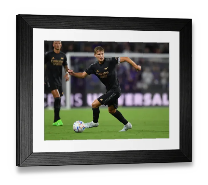 Framed Print : Arsenal in Pre-Season Action against Orlando City SC at Exploria Stadium (2022)