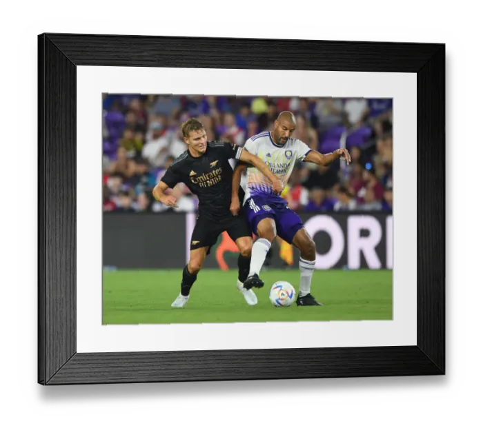 Framed Print : Arsenal Takes on Orlando City SC in Pre-Season Friendly Framed Print : Arsenal Takes on Orlando City SC in Pre-Season Friendly