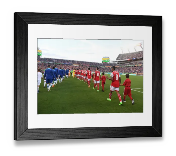 Framed Print : Arsenal vs. Chelsea: Florida Cup 2022-23 Pre-Season Clash at Camping World Stadium
