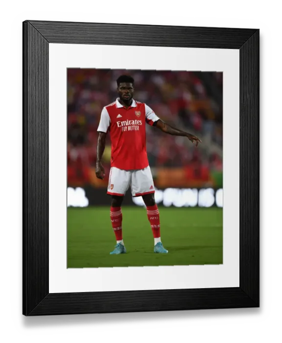 Framed Print : Thomas Partey Faces Off Against Chelsea in Florida Cup Showdown