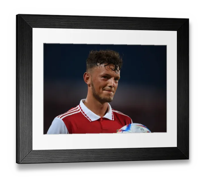 Framed Print : Ben White Stars: Arsenal Holds Off Chelsea in Florida Cup 2022-23 Pre-Season Clash