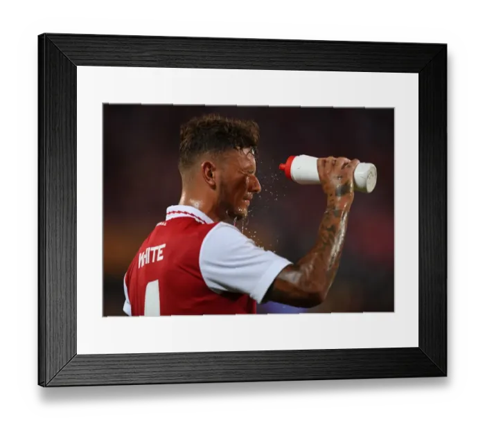 Framed Print : Ben White's Standout Performance: Arsenal's Triumph Over Chelsea in the 2022-23 Florida Cup