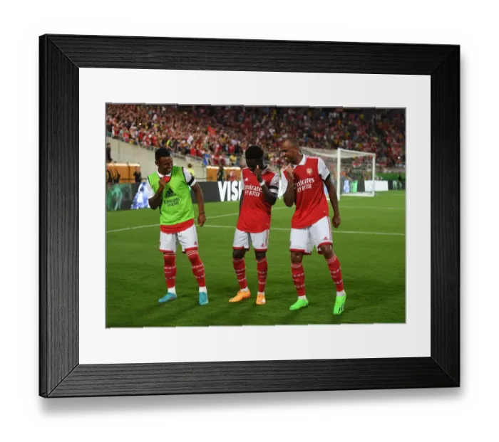 Framed Print : Bukayo Saka Hat-Trick: Arsenal's Pre-Season Triumph over Chelsea in the Florida Cup 2022-23 Framed Print : Bukayo Saka Hat-Trick: Arsenal's Pre-Season Triumph over Chelsea in the Florida Cup 2022-23