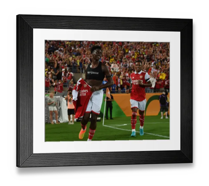 Framed Print : Arsenal Thrash Chelsea 4-0 in Florida Cup Pre-Season Clash