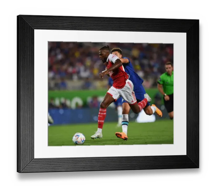 Framed Print : Nuno Tavares Stands Out: Arsenal's Star Performance against Chelsea in Florida Cup, 2022-23 Framed Print : Nuno Tavares Stands Out: Arsenal's Star Performance against Chelsea in Florida Cup, 2022-23