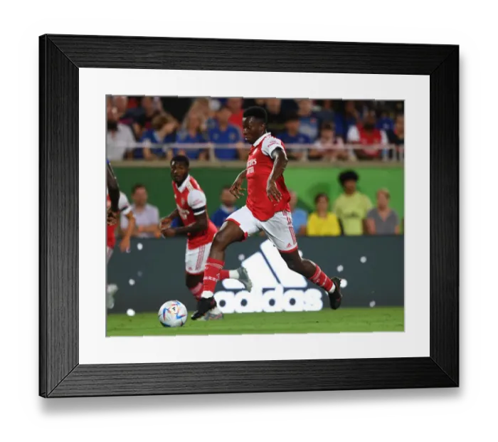 Framed Print : Arsenal's Eddie Nketiah Shines: Arsenal vs. Chelsea - Florida Cup 2022-23 Framed Print : Arsenal's Eddie Nketiah Shines: Arsenal vs. Chelsea - Florida Cup 2022-23