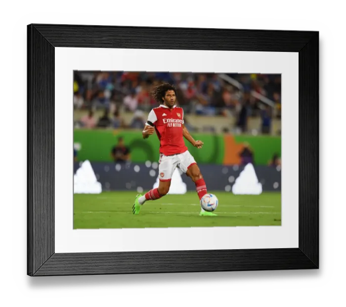 Framed Print : Arsenal vs. Chelsea - Florida Cup 2022-23: Mo Elneny in Action Framed Print : Arsenal vs. Chelsea - Florida Cup 2022-23: Mo Elneny in Action