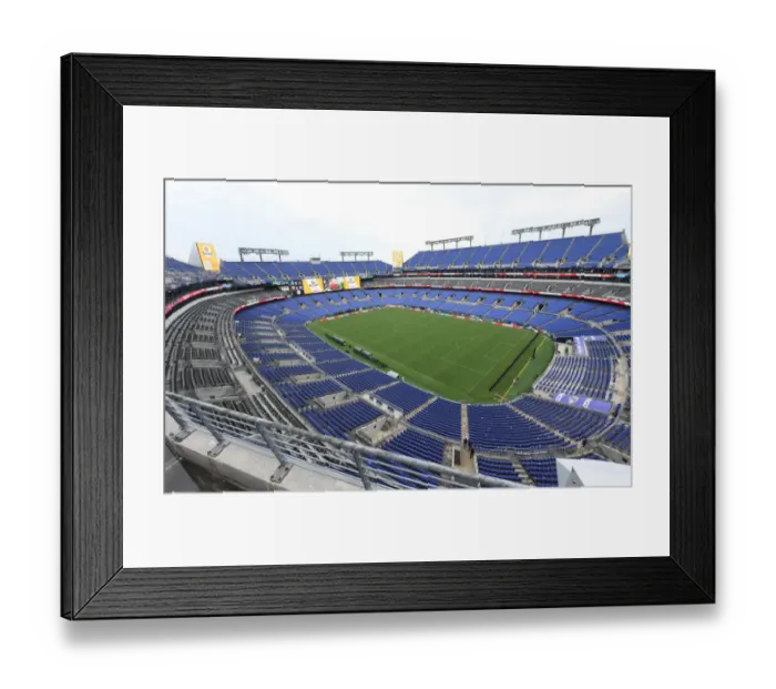 Framed Print : Arsenal and Everton Face Off in Pre-Season Friendly at M&T Bank Stadium