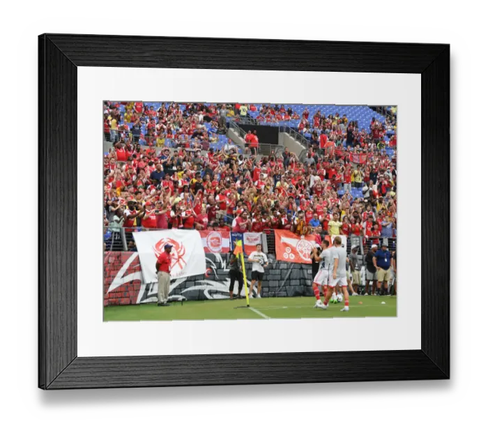 Framed Print : Arsenal Fans Unite: Pre-Season Friendly Against Everton, Baltimore 2022 Framed Print : Arsenal Fans Unite: Pre-Season Friendly Against Everton, Baltimore 2022