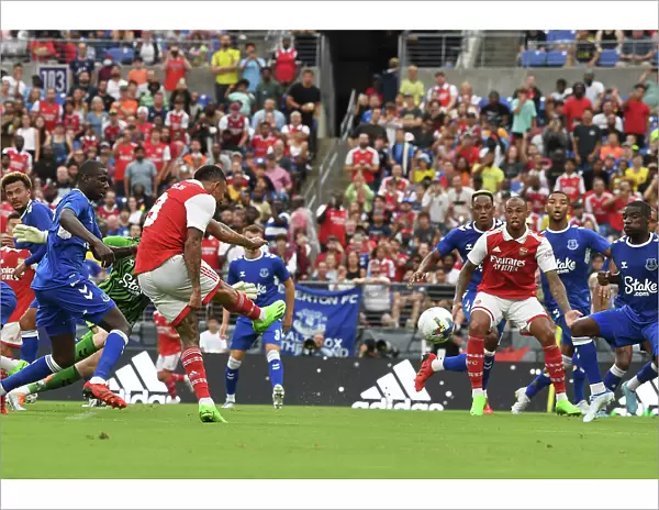 Gabriel Jesus Scores First Arsenal Goal in Pre-Season Friendly Against Everton (2022)