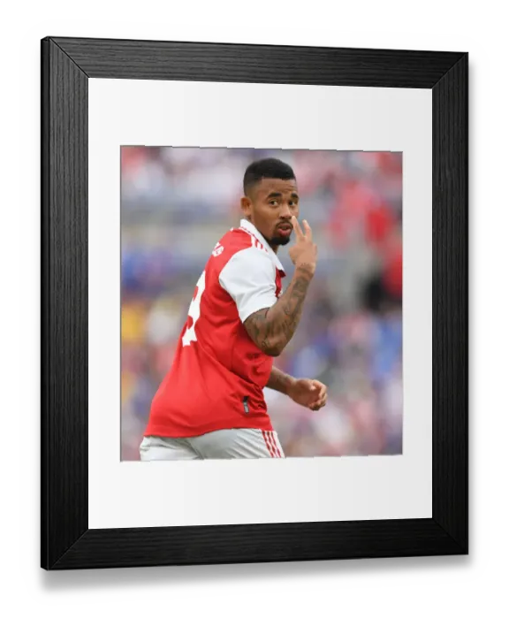 Framed Print : Gabriel Jesus Shines: Arsenal's Star Performance Against Everton in Baltimore Pre-Season Clash, 2022 Framed Print : Gabriel Jesus Shines: Arsenal's Star Performance Against Everton in Baltimore Pre-Season Clash, 2022