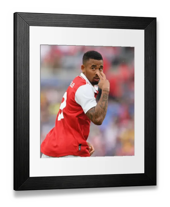 Framed Print : Gabriel Jesus Shines: Arsenal's Star Performance against Everton in Baltimore Pre-Season Clash, 2022 Framed Print : Gabriel Jesus Shines: Arsenal's Star Performance against Everton in Baltimore Pre-Season Clash, 2022