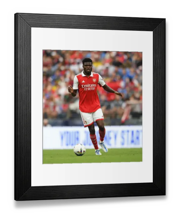 Framed Print : Thomas Partey in Action: Arsenal vs. Everton Pre-Season Match, Baltimore 2022