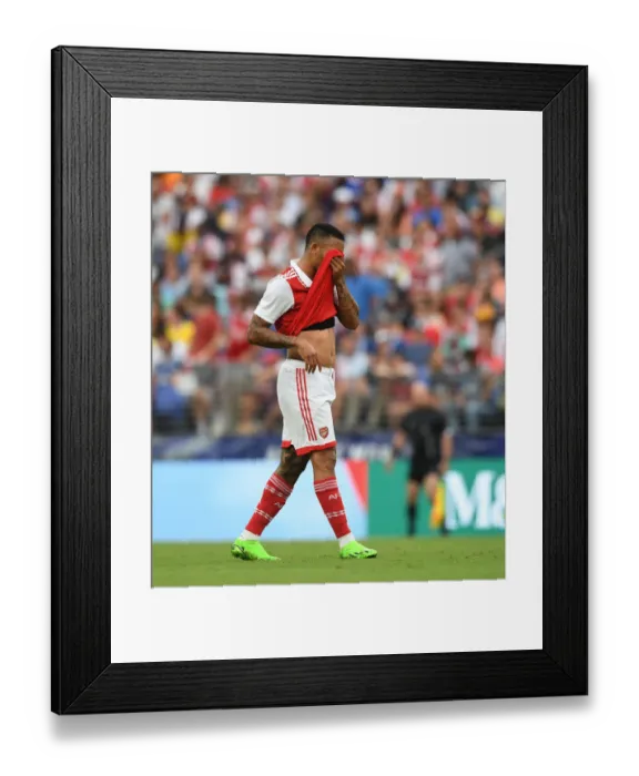 Framed Print : Arsenal's Gabriel Jesus in Action: Arsenal vs. Everton Pre-Season Clash, Baltimore, 2022 Framed Print : Arsenal's Gabriel Jesus in Action: Arsenal vs. Everton Pre-Season Clash, Baltimore, 2022
