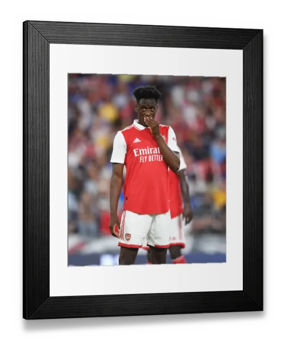 Framed Print : Arsenal vs. Everton: Pre-Season Clash at M&T Bank Stadium, Baltimore 2022