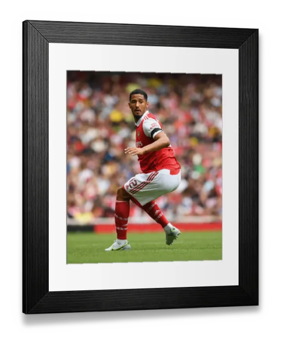 Framed Print : William Saliba Shines: Arsenal's Victory Over Sevilla in the Emirates Cup, 2022 Framed Print : William Saliba Shines: Arsenal's Victory Over Sevilla in the Emirates Cup, 2022