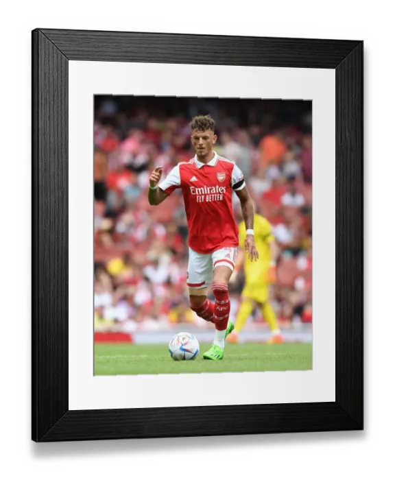 Framed Print : Arsenal's Ben White Stars in Emirates Cup Showdown Against Sevilla, 2022 Framed Print : Arsenal's Ben White Stars in Emirates Cup Showdown Against Sevilla, 2022