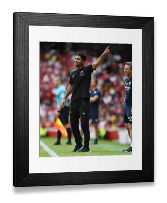 Framed Print : Arsenal vs Sevilla: Mikel Arteta Leads Gunners in Emirates Cup Clash, 2022 Framed Print : Arsenal vs Sevilla: Mikel Arteta Leads Gunners in Emirates Cup Clash, 2022