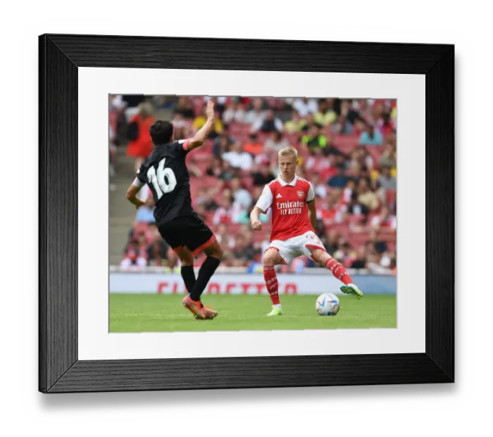 Framed Print : Zinchenko in Action: Arsenal vs Sevilla - Emirates Cup 2022 Framed Print : Zinchenko in Action: Arsenal vs Sevilla - Emirates Cup 2022