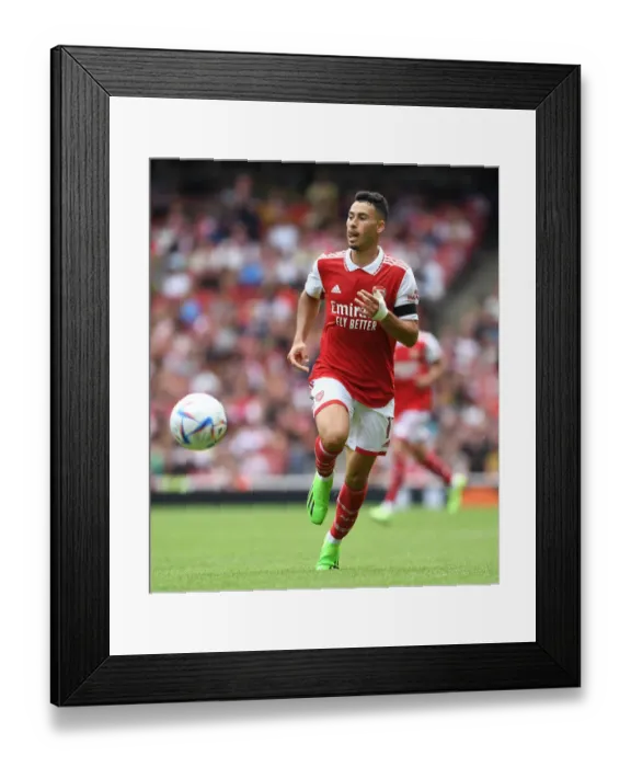 Framed Print : Gabriel Martinelli's Star Performance: Arsenal's Emirates Cup Victory over Sevilla, 2022