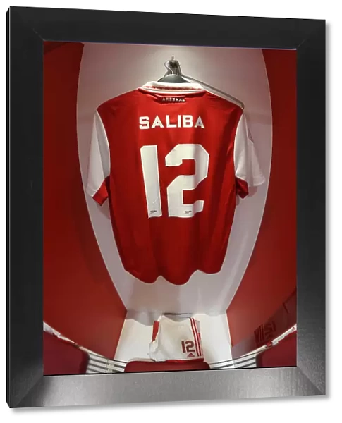 Arsenal Changing Room: William Saliba's Shirt Before Arsenal vs Sevilla (Emirates Cup 2022)