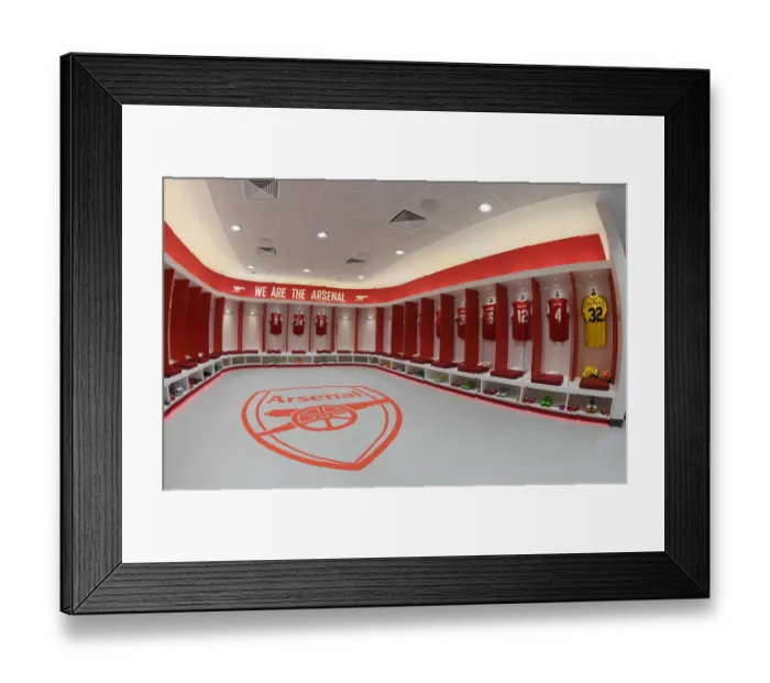 Framed Print : Exclusive Look: Arsenal Changing Room Before Arsenal vs. Sevilla - Emirates Cup 2022 Framed Print : Exclusive Look: Arsenal Changing Room Before Arsenal vs. Sevilla - Emirates Cup 2022