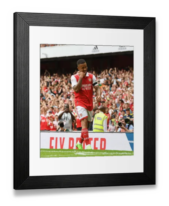 Framed Print : Gabriel Jesus Scores the Winning Goal: Arsenal Claims Victory over Sevilla in Emirates Cup Showdown Framed Print : Gabriel Jesus Scores the Winning Goal: Arsenal Claims Victory over Sevilla in Emirates Cup Showdown