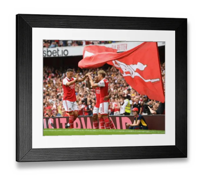 Framed Print : Gabriel Jesus Scores Hat-Trick: Arsenal's Triumph over Sevilla in Emirates Cup 2022 Framed Print : Gabriel Jesus Scores Hat-Trick: Arsenal's Triumph over Sevilla in Emirates Cup 2022