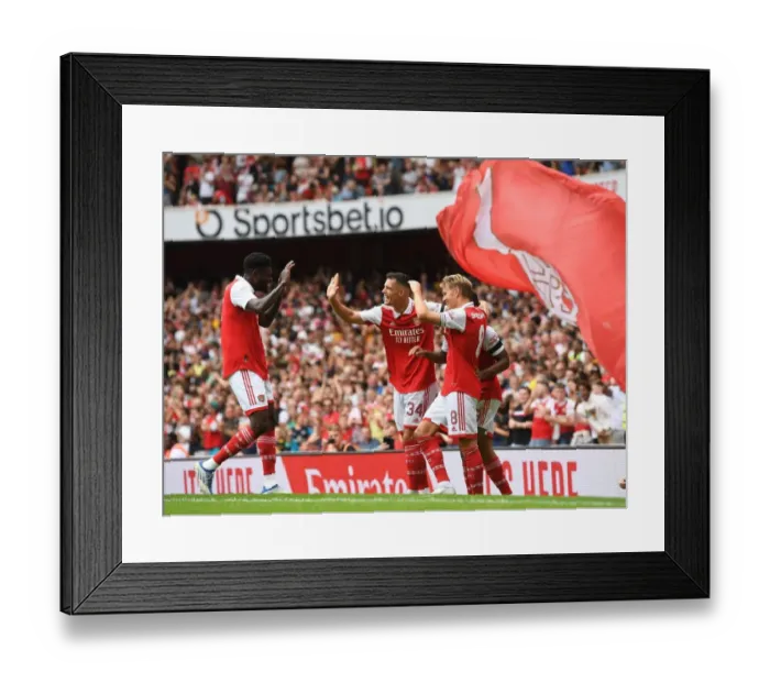 Framed Print : Arsenal's Gabriel Jesus Scores Third Goal Against Sevilla in Emirates Cup 2022 Framed Print : Arsenal's Gabriel Jesus Scores Third Goal Against Sevilla in Emirates Cup 2022