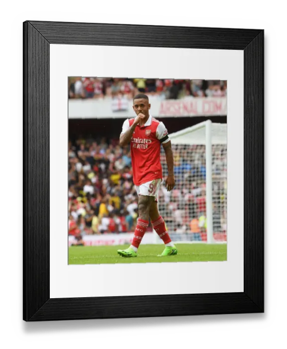 Framed Print : Arsenal's Gabriel Jesus Scores Third Goal in Emirates Cup Victory over Sevilla Framed Print : Arsenal's Gabriel Jesus Scores Third Goal in Emirates Cup Victory over Sevilla