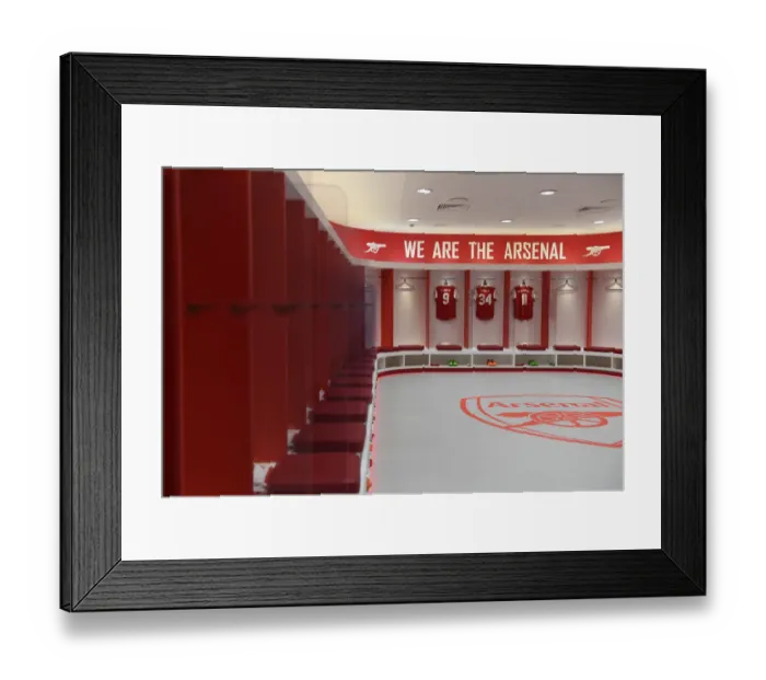 Framed Print : Behind the Scenes: Arsenal Changing Room Before Arsenal vs Sevilla - Emirates Cup 2022 Framed Print : Behind the Scenes: Arsenal Changing Room Before Arsenal vs Sevilla - Emirates Cup 2022