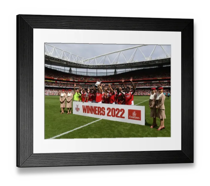Framed Print : Arsenal Lift Emirates Cup After Winning Pre-Season Friendly Against Sevilla Framed Print : Arsenal Lift Emirates Cup After Winning Pre-Season Friendly Against Sevilla